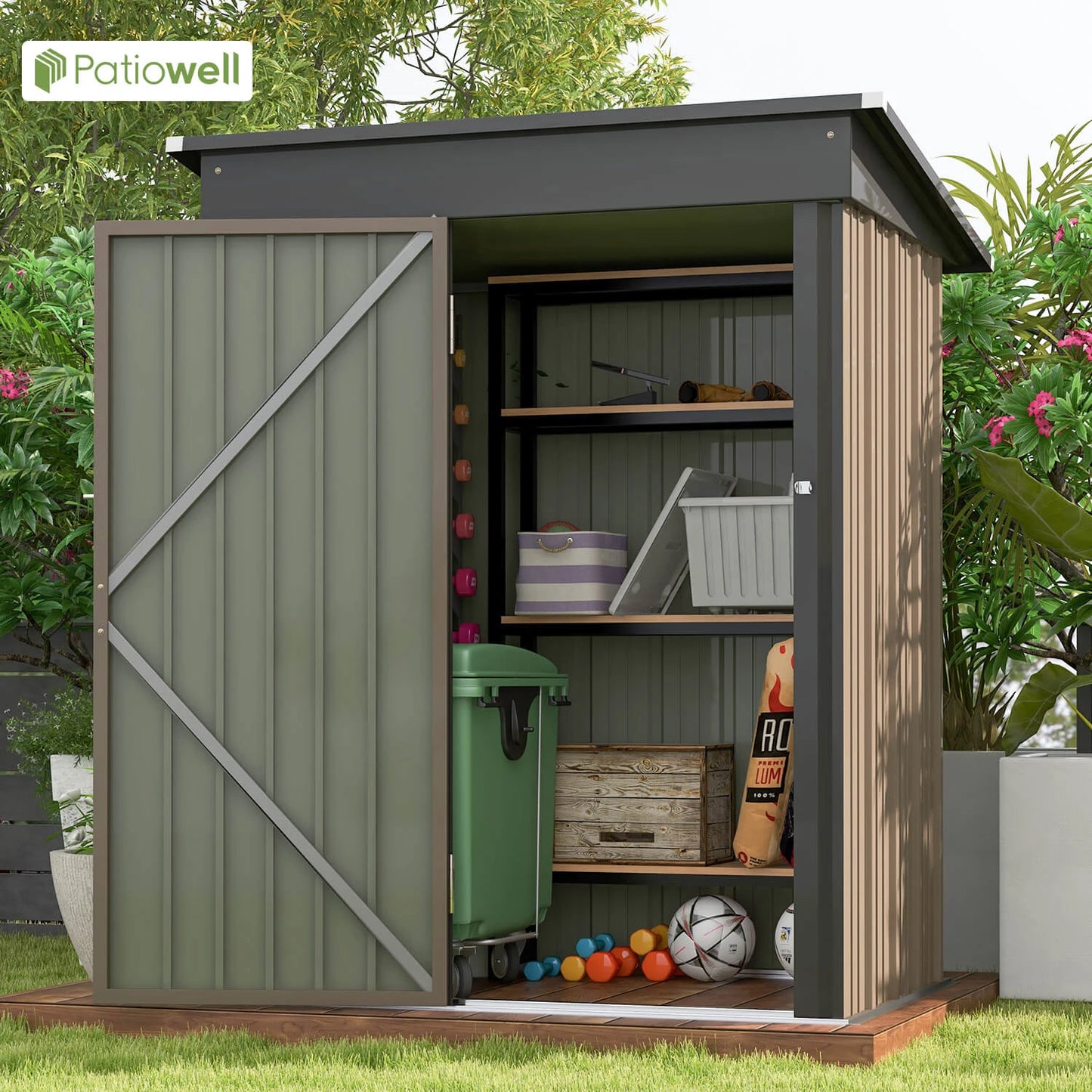 Patiowell 5x3" shed