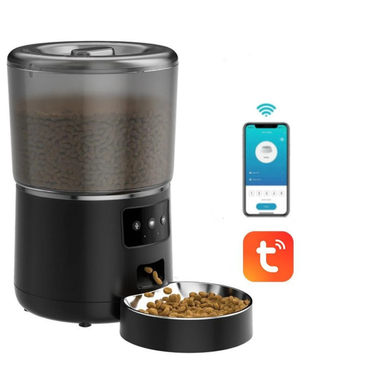 4L Automatic smart pet feeder for cats dogs multiple pets