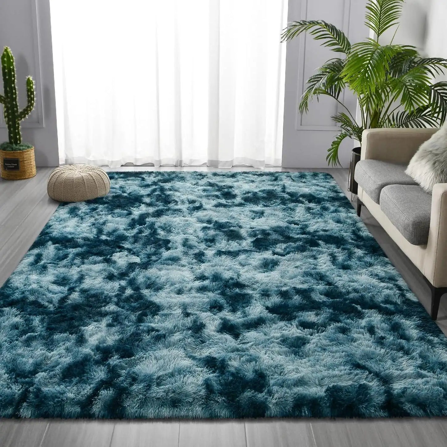 Large Size shaggy Rug Fluffy Carpet For Living Room Bedroom Kids Room