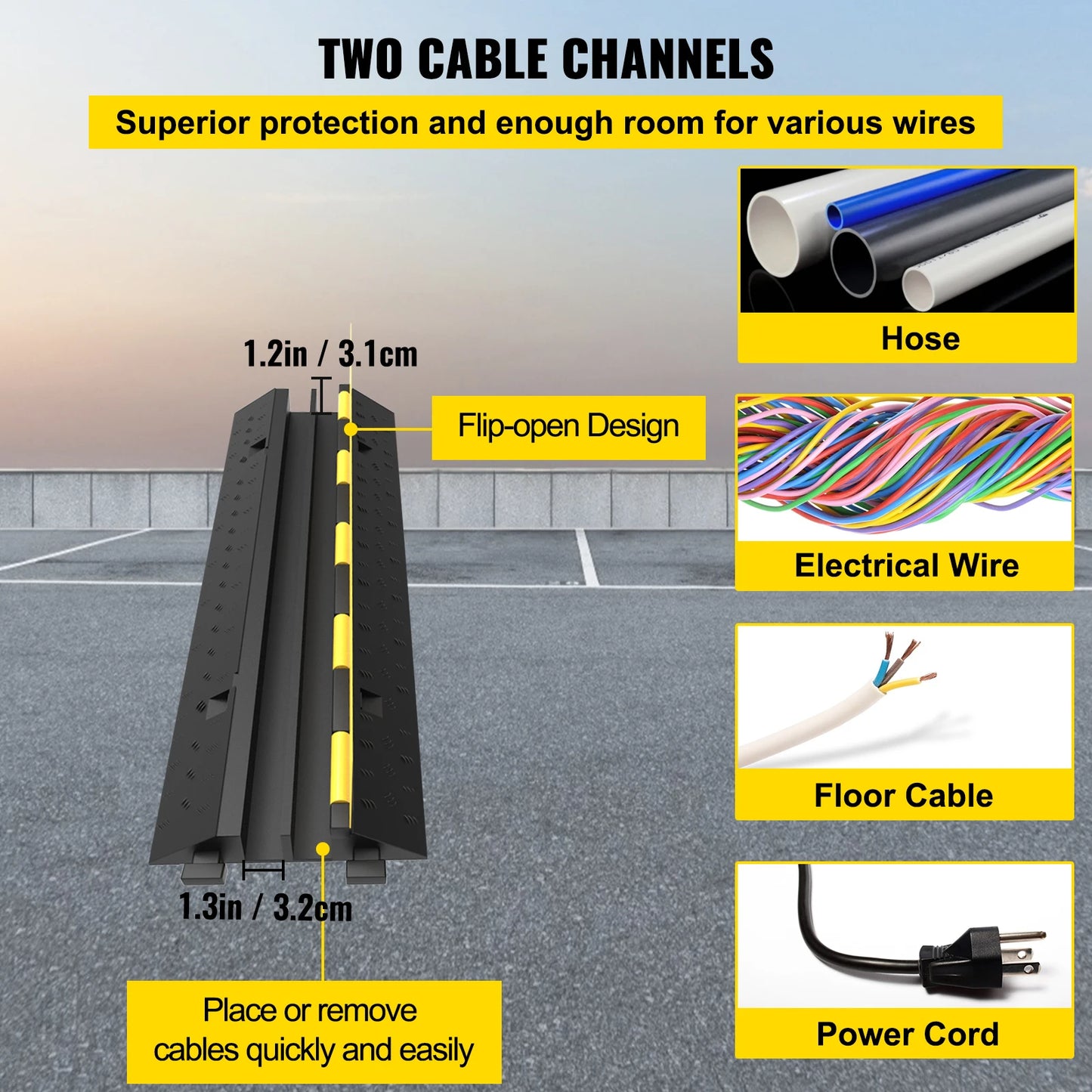 Rubber Traffic Speed Bumps