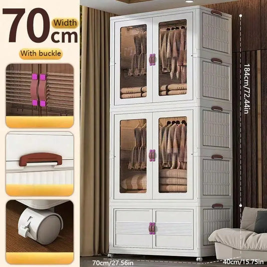 27.56 Inch 1pc Folding Wardrobe