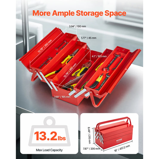 18in Metal Tool Box