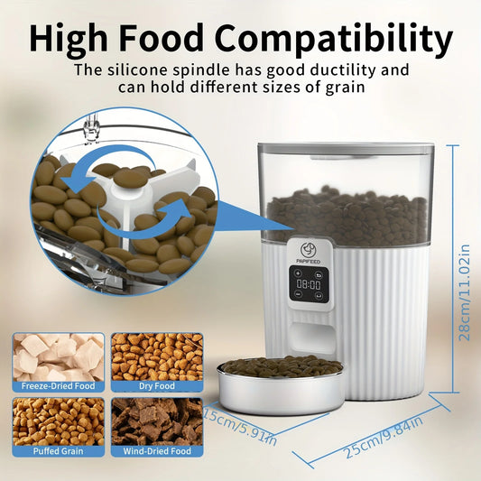 Cat automatic feeder dog fixed feeding machine with wifi remote