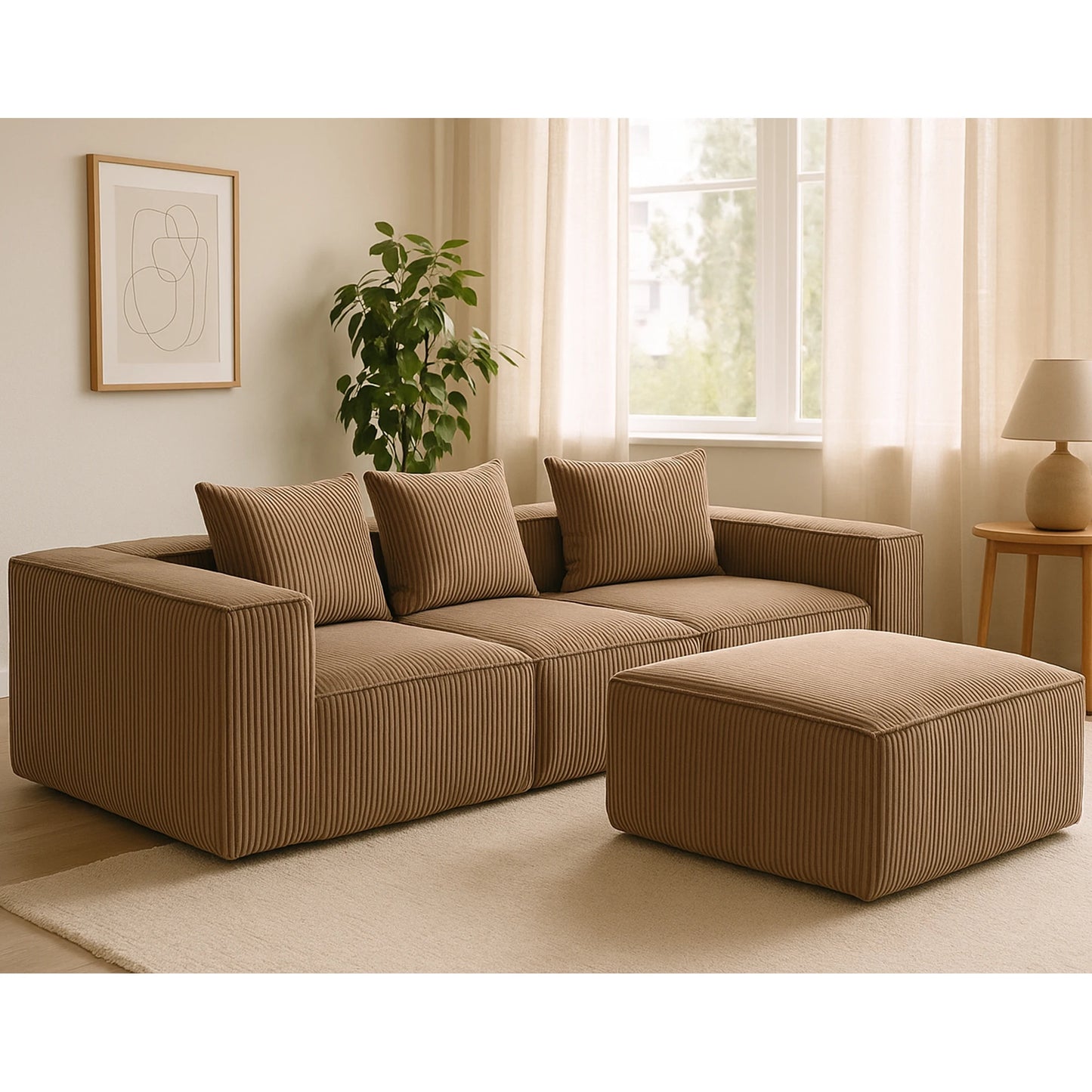Modern Modular Upholstered Sleep Sofa