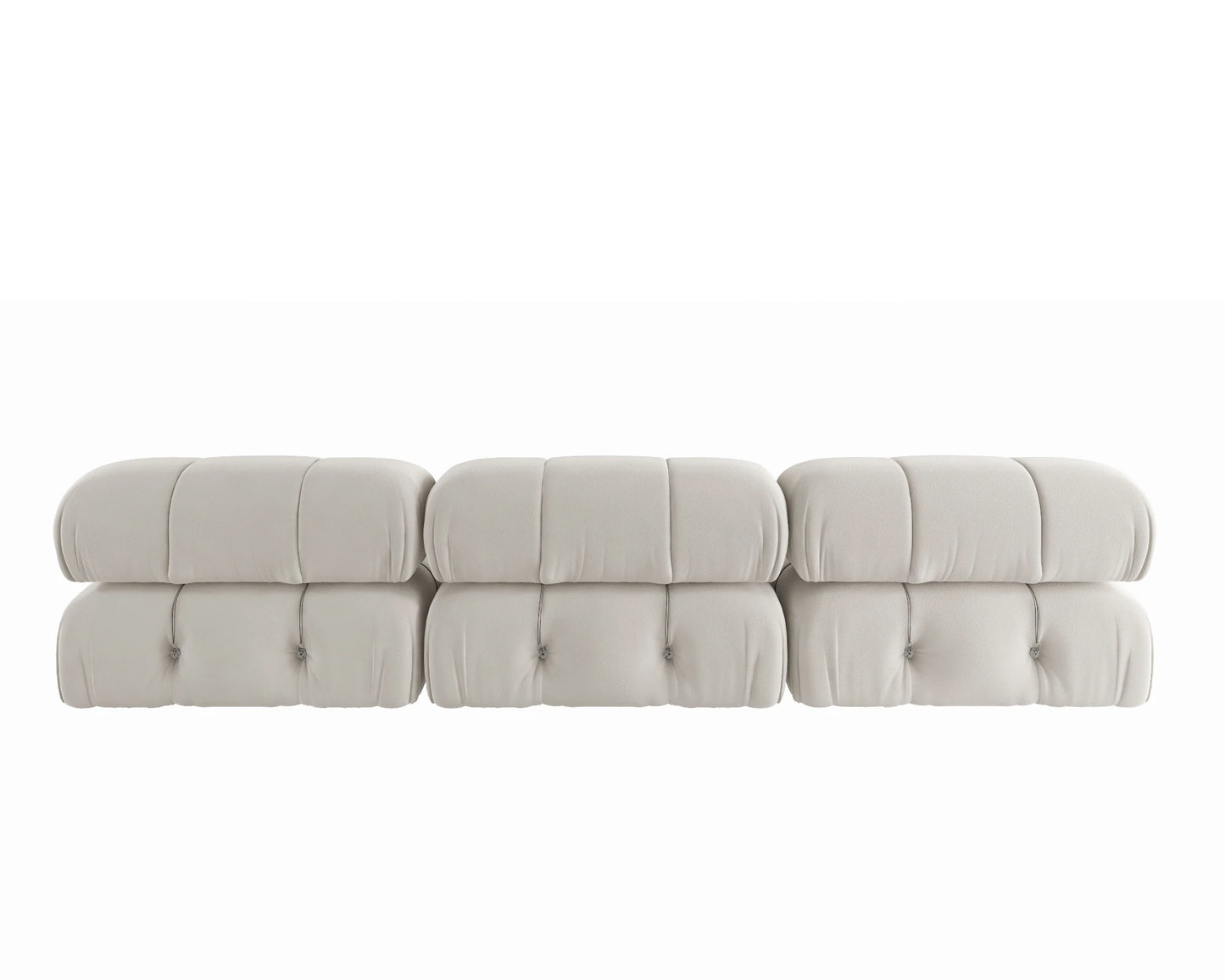 Modern Velvet Convertible Couches 3 Seats Living Room Sofa Sets for Office Apartment