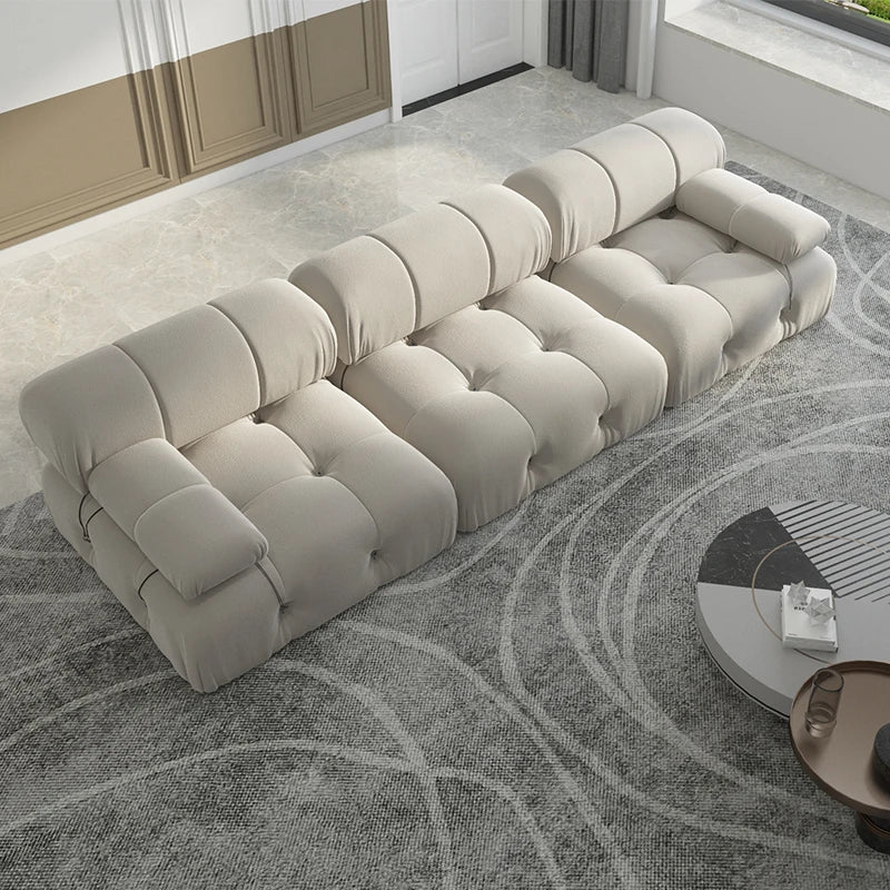 Modern Velvet Convertible Couches 3 Seats Living Room Sofa Sets for Office Apartment