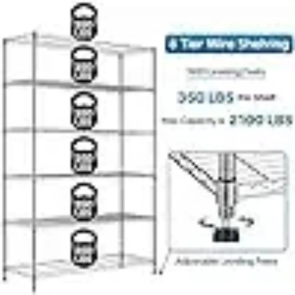 Storage Shelves Metal Shelf Wire Shelving Unit