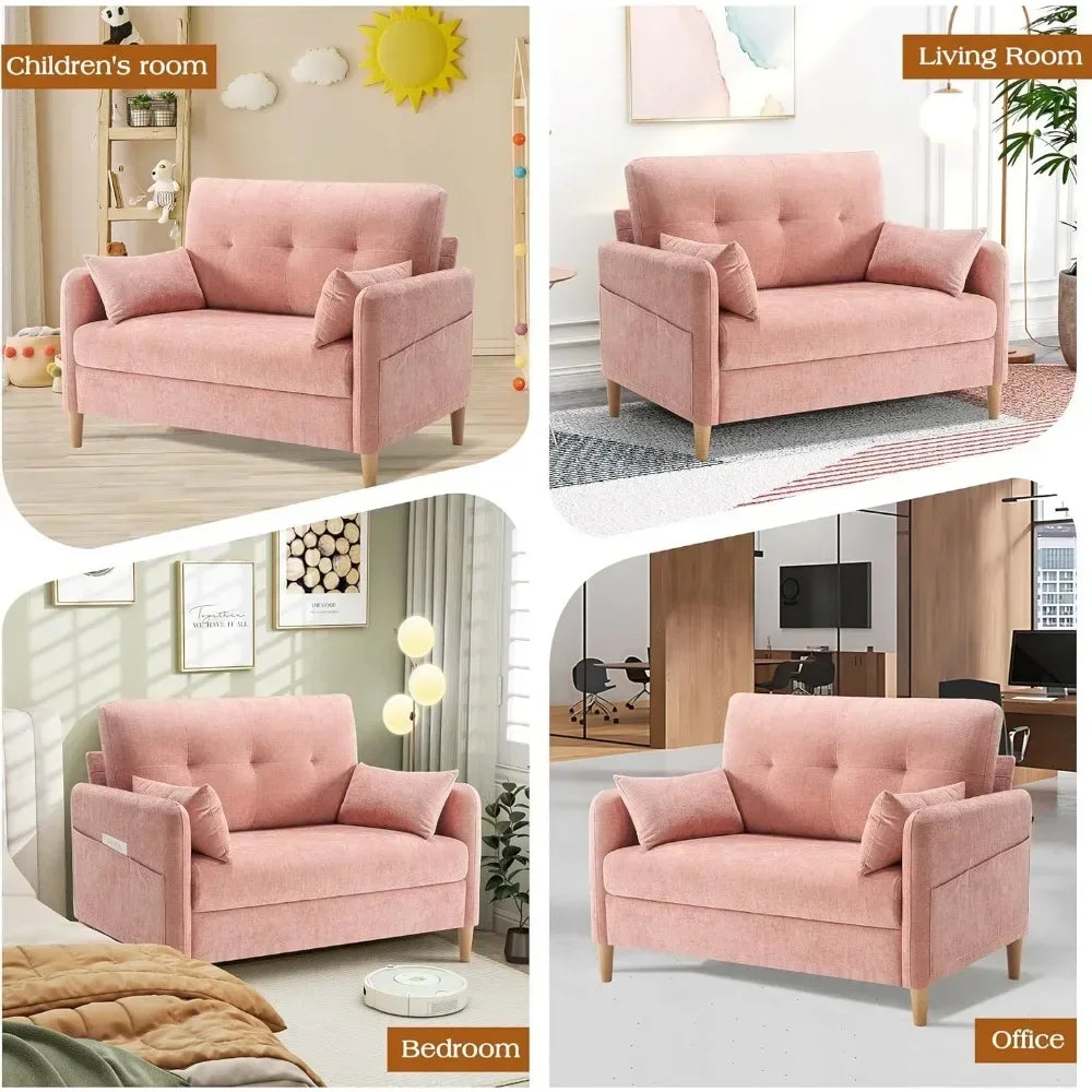 47” Small Couch for Living Room