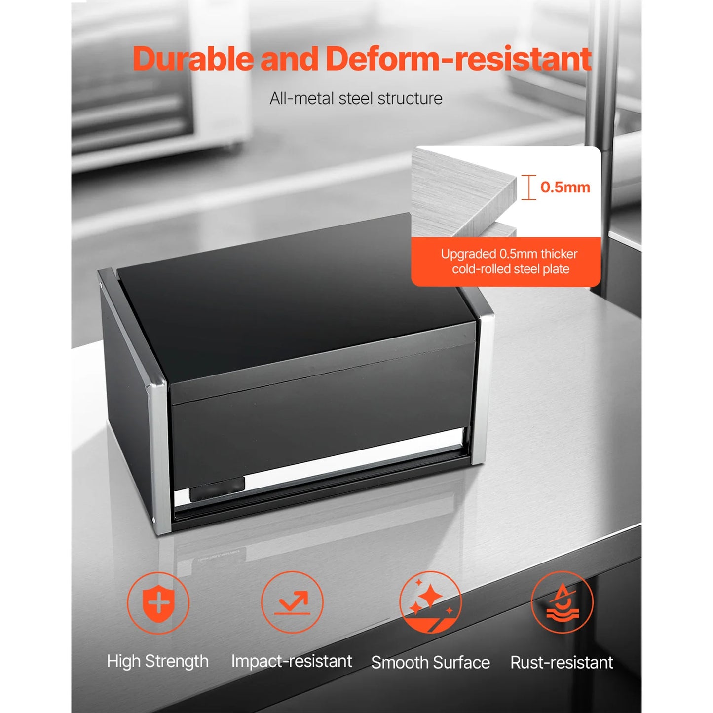 SucceBuy 8.6in 3 Drawers Tool Box