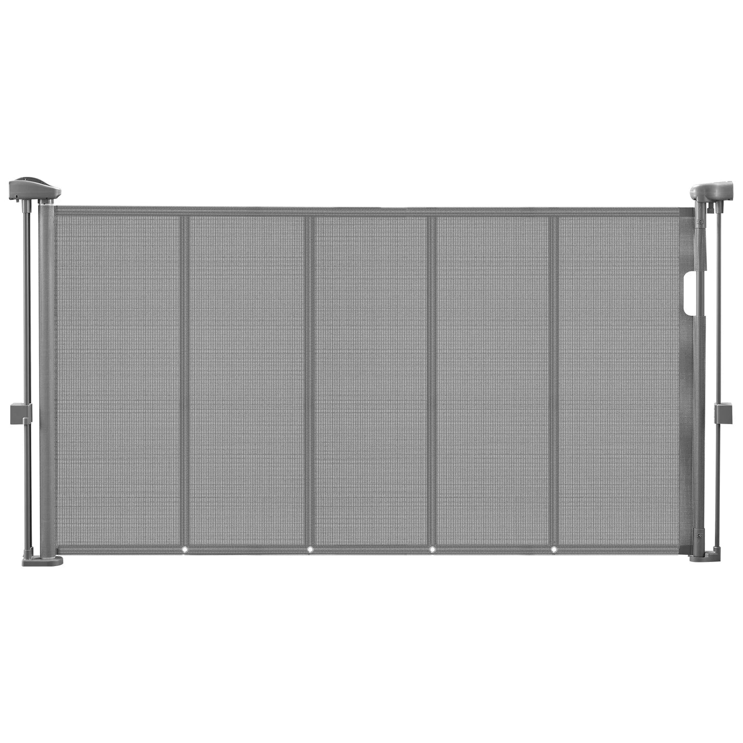 55/71/110in Retractable Baby Gate 34in Tall Extends Wide Retractable Gate for Kids Pets