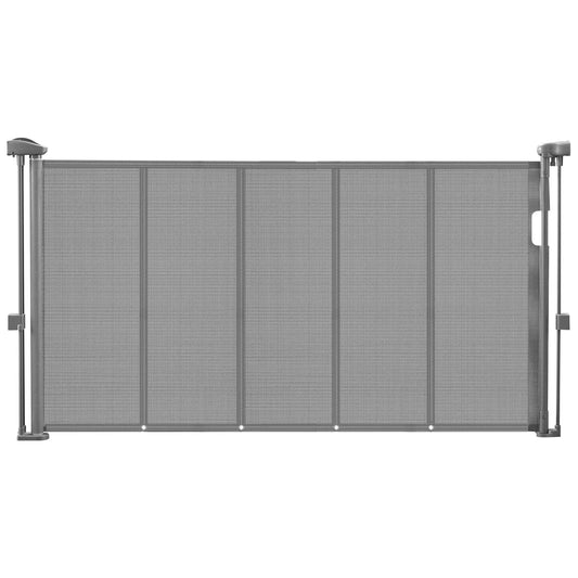 55/71/110in Retractable Baby Gate 34in Tall Extends Wide Retractable Gate for Kids Pets