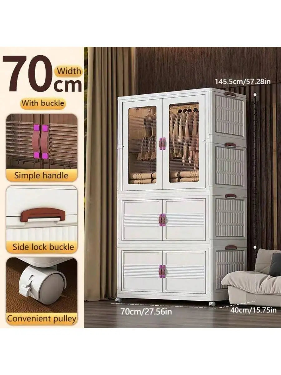 27.56 Inch 1pc Folding Wardrobe