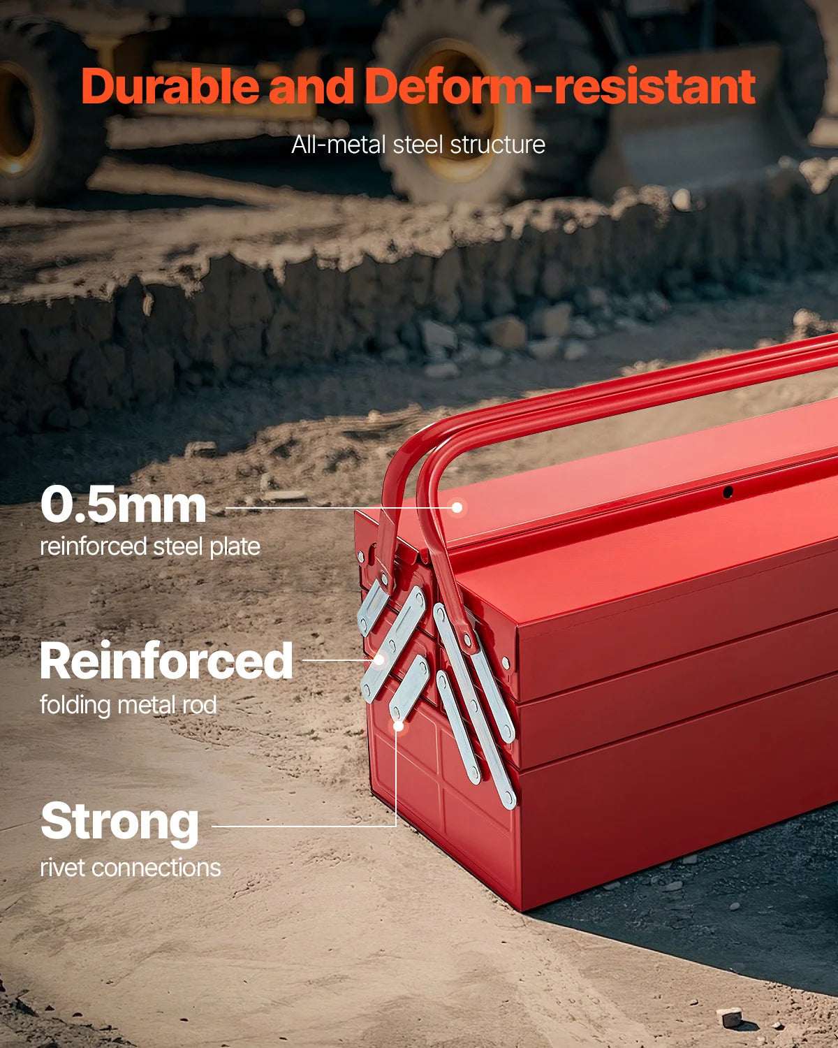 18in Metal Tool Box