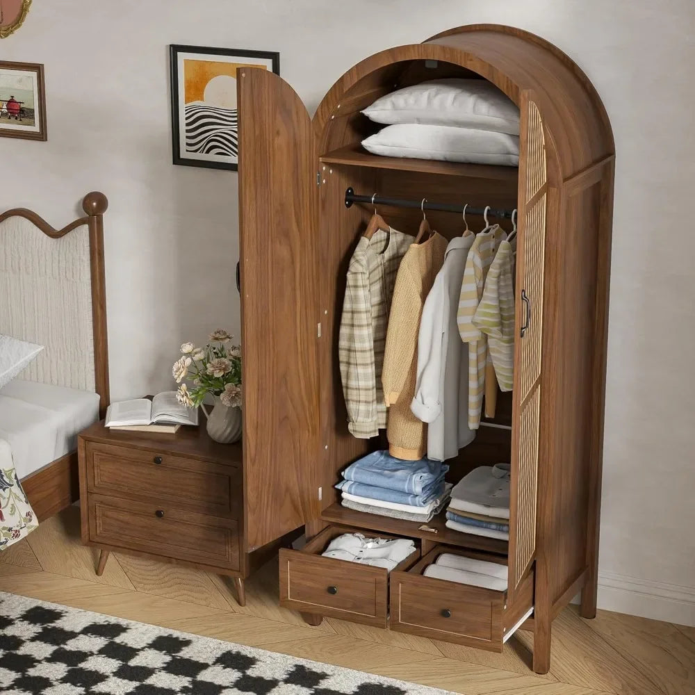 70.87" tallArmoire Wardrobe Closet