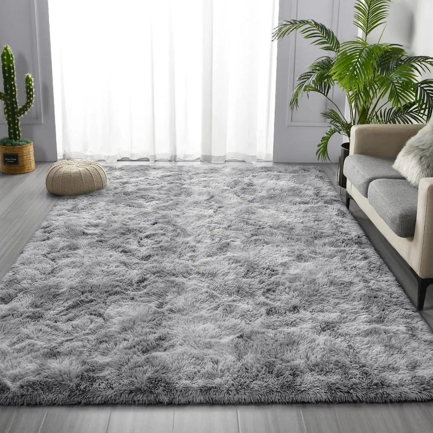 Large Size shaggy Rug Fluffy Carpet For Living Room Bedroom Kids Room