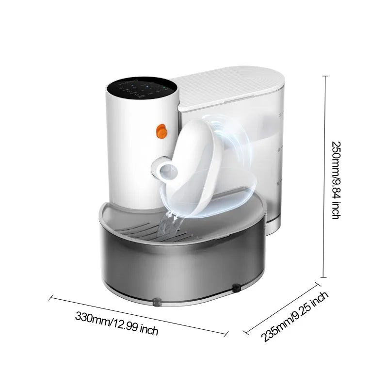 Dumping Dog Water Dispenser Rechargeable Automatic Water Feeder