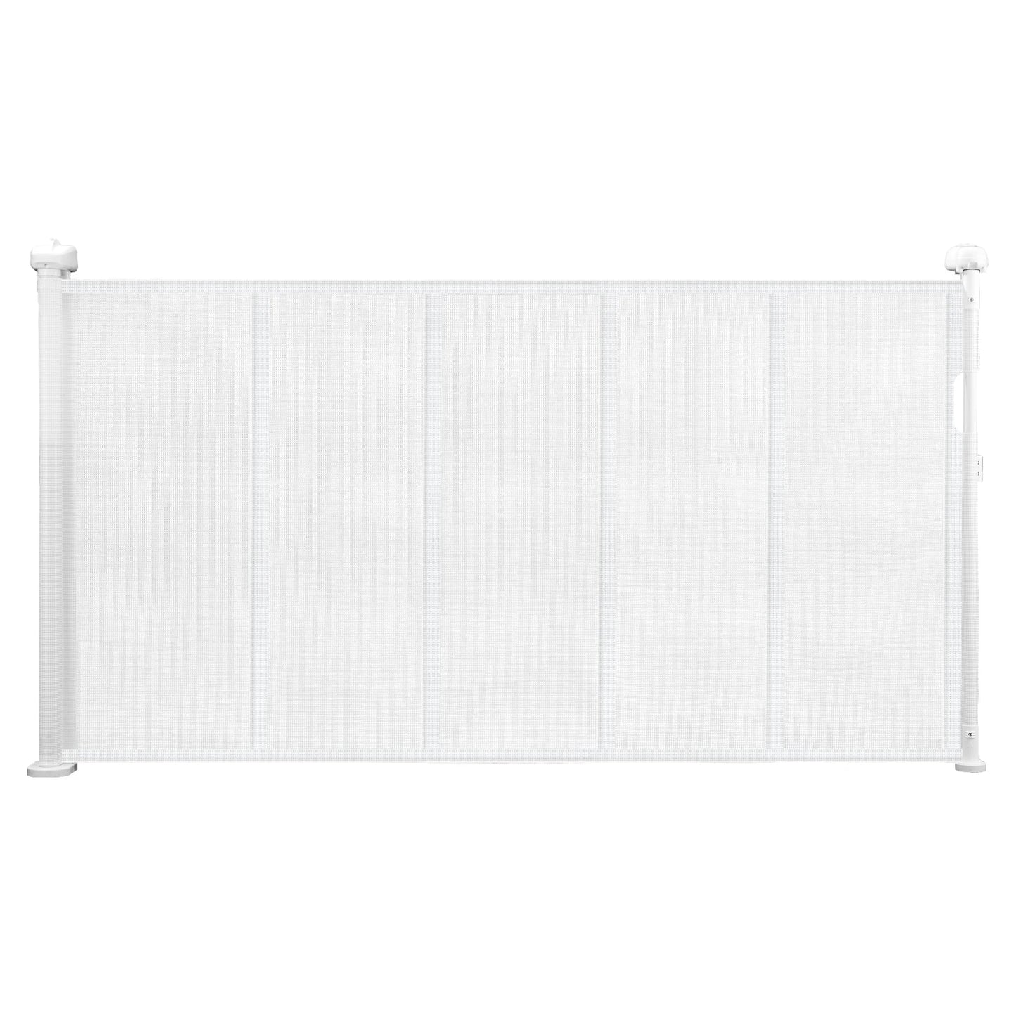 55/71/110in Retractable Baby Gate 34in Tall Extends Wide Retractable Gate for Kids Pets