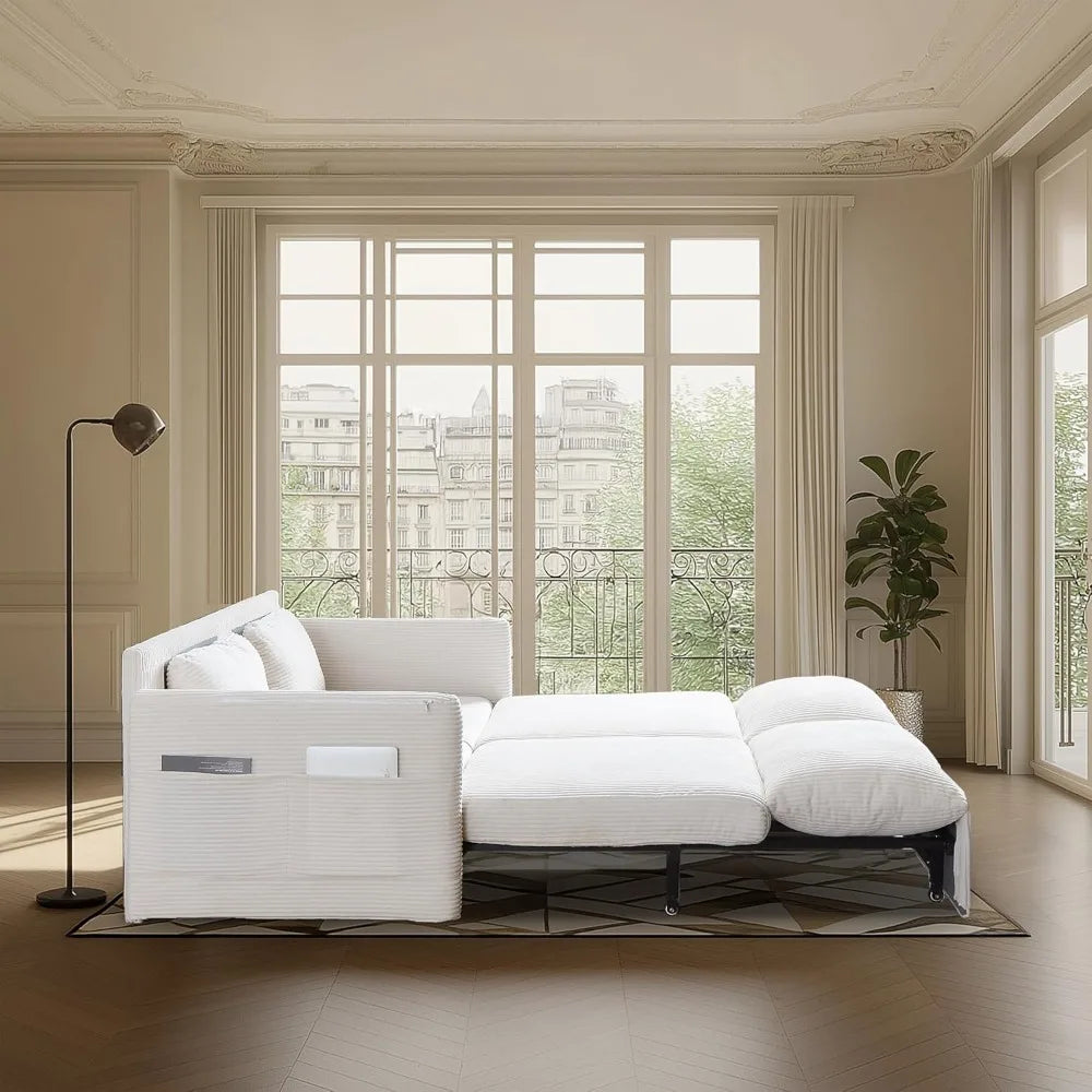 3-in-1 Convertible Futon Couch