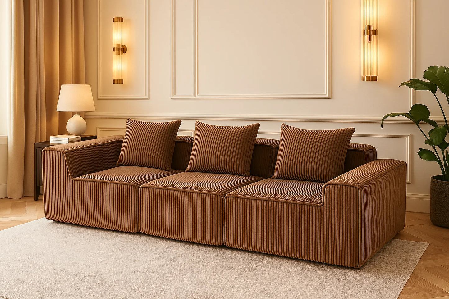 Modern Modular Upholstered Sleep Sofa