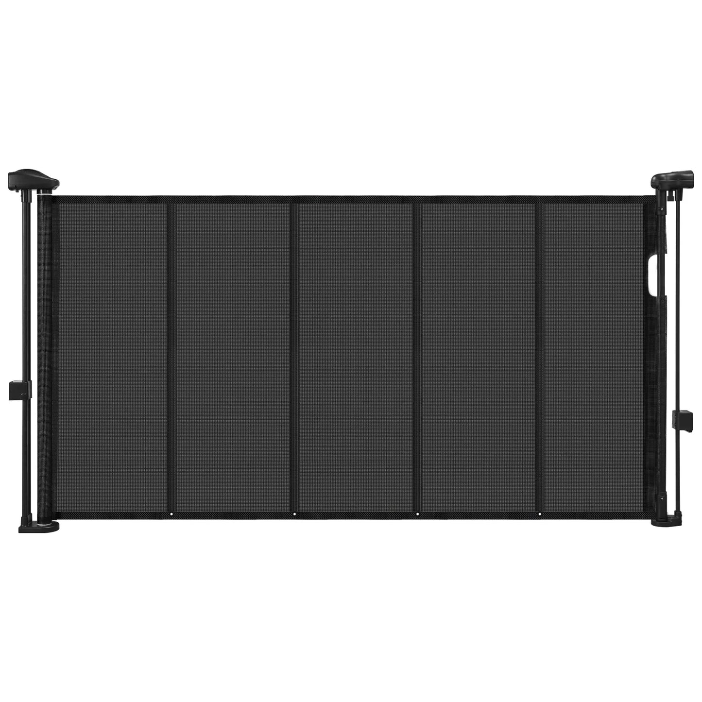 55/71/110in Retractable Baby Gate 34in Tall Extends Wide Retractable Gate for Kids Pets