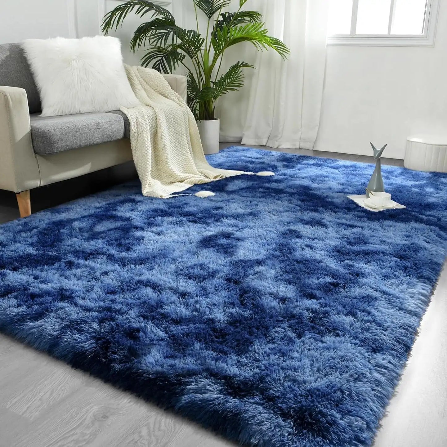 Large Size shaggy Rug Fluffy Carpet For Living Room Bedroom Kids Room