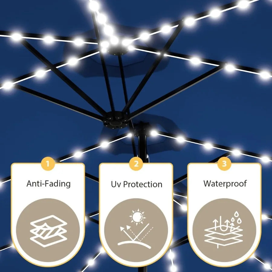 15ft Large Outdoor Patio Umbrella