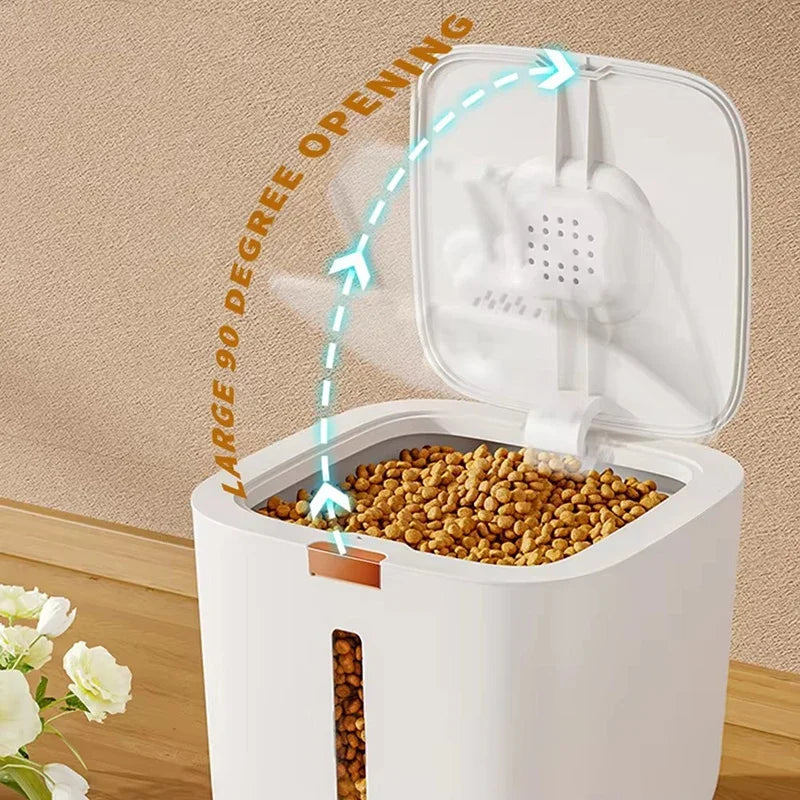 Large storage barrel food sealed moisture-proof cat food barrel storage for pet food