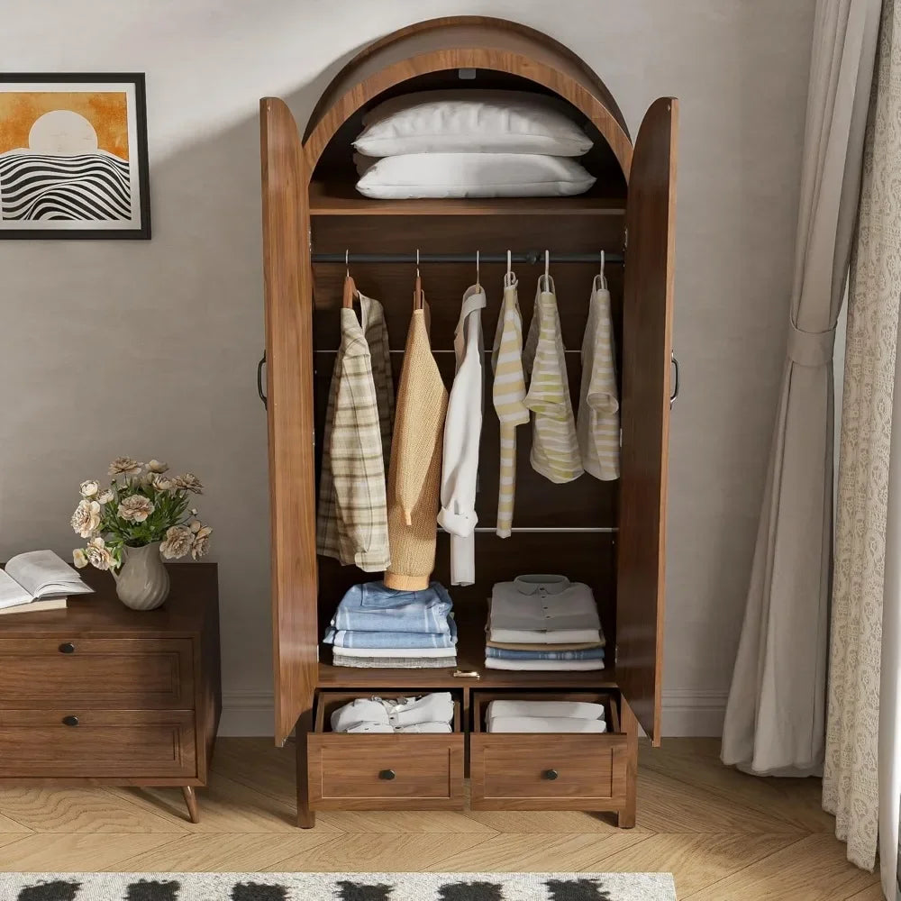 70.87" tallArmoire Wardrobe Closet