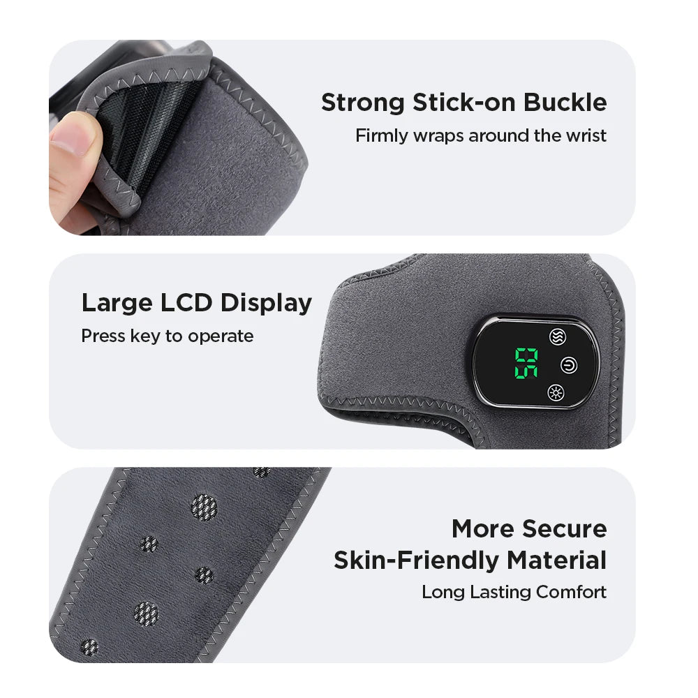 Electric Foot Heat Massager Hot Compresses Vibration