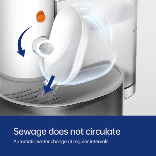 Dumping Dog Water Dispenser Rechargeable Automatic Water Feeder