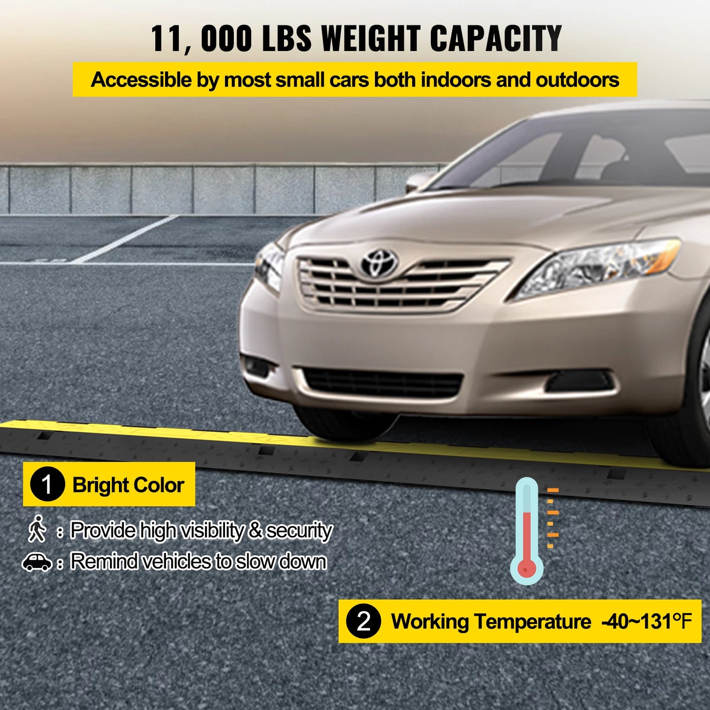 Rubber Traffic Speed Bumps