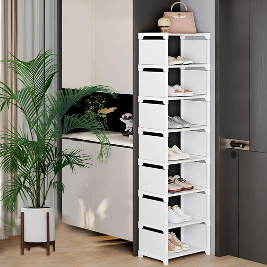 Simple Shoe Rack with  6-10 Tiers Shoe Storage Organizer