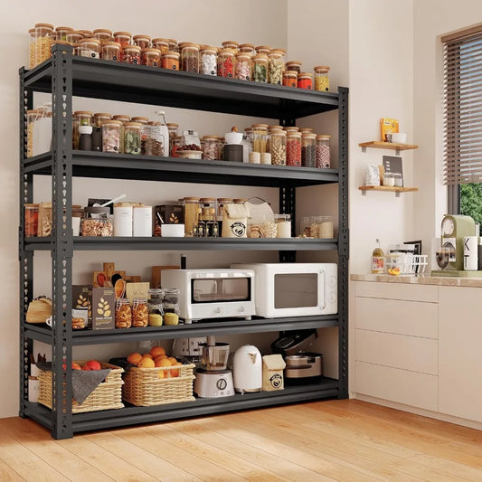 Shelving Unit 3000LBS, Aluminum Metal Shelves for Basement