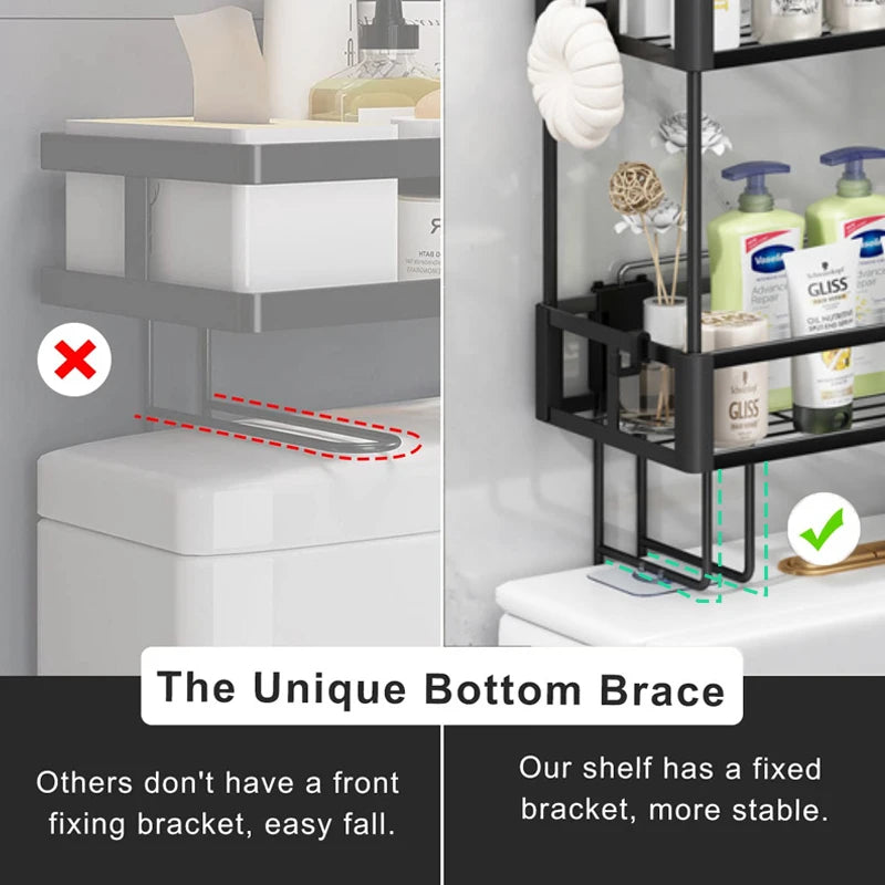 2-Tier Over Toilet Storage Shelf
