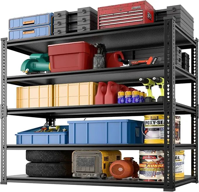 Shelving Unit 3000LBS, Aluminum Metal Shelves for Basement