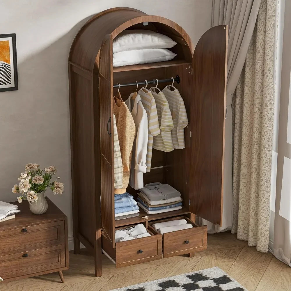 70.87" tallArmoire Wardrobe Closet