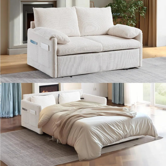 3-in-1 Convertible Futon Couch