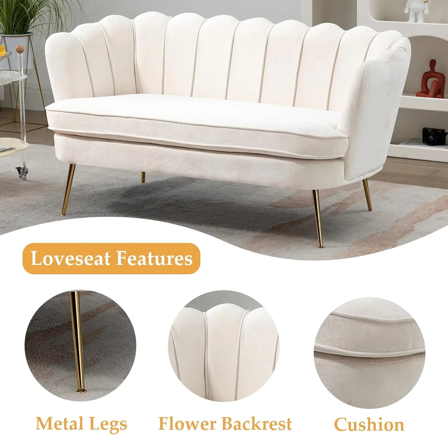 2-Seater Comfortable Love seat