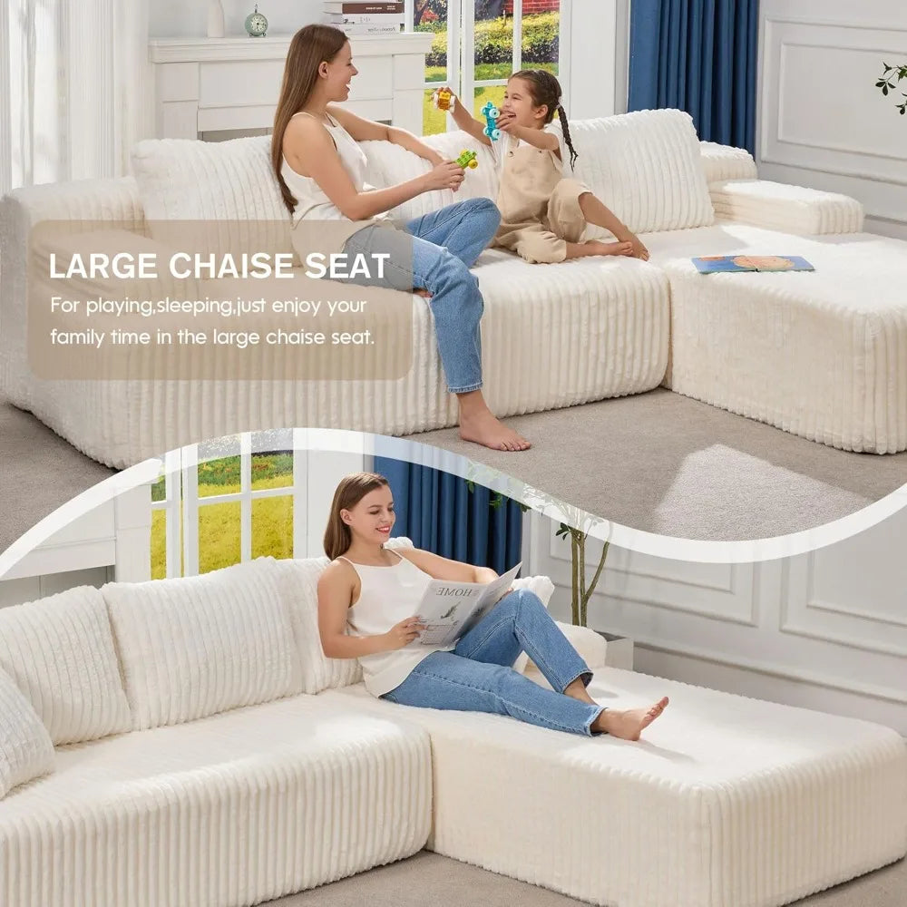 Modular Sectional Sofa Couches 108"