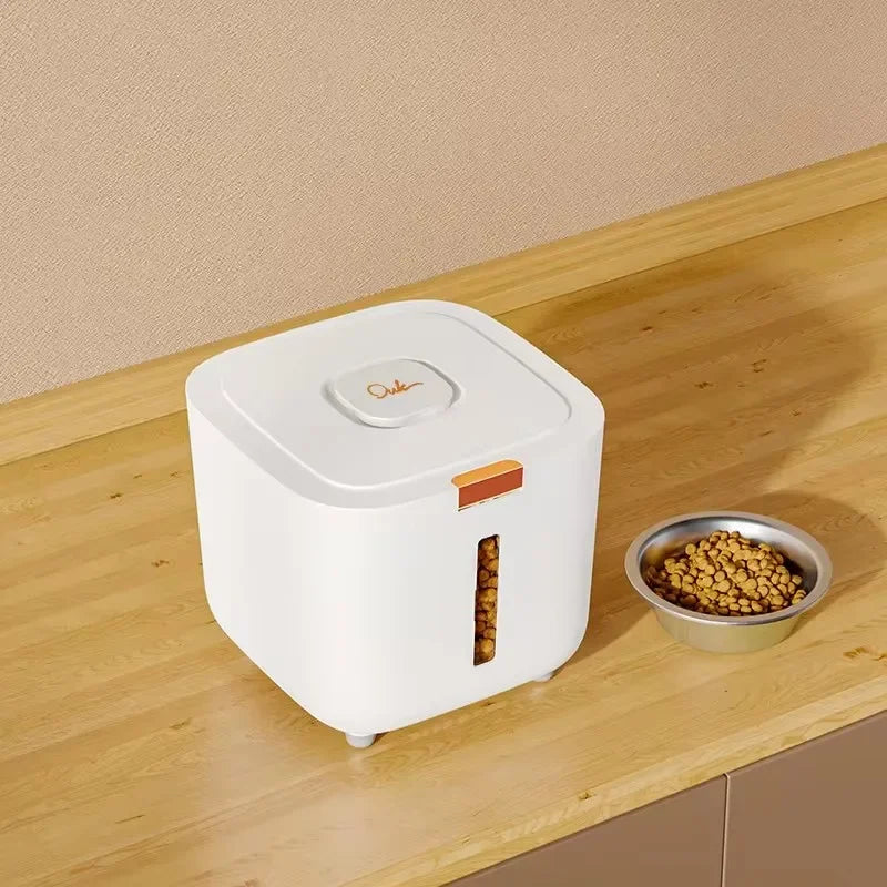 Large storage barrel food sealed moisture-proof cat food barrel storage for pet food