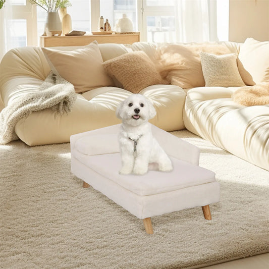 Elevated Pet Bed,Nordic Pet Stool Bed with Cozy Pad Waterproof