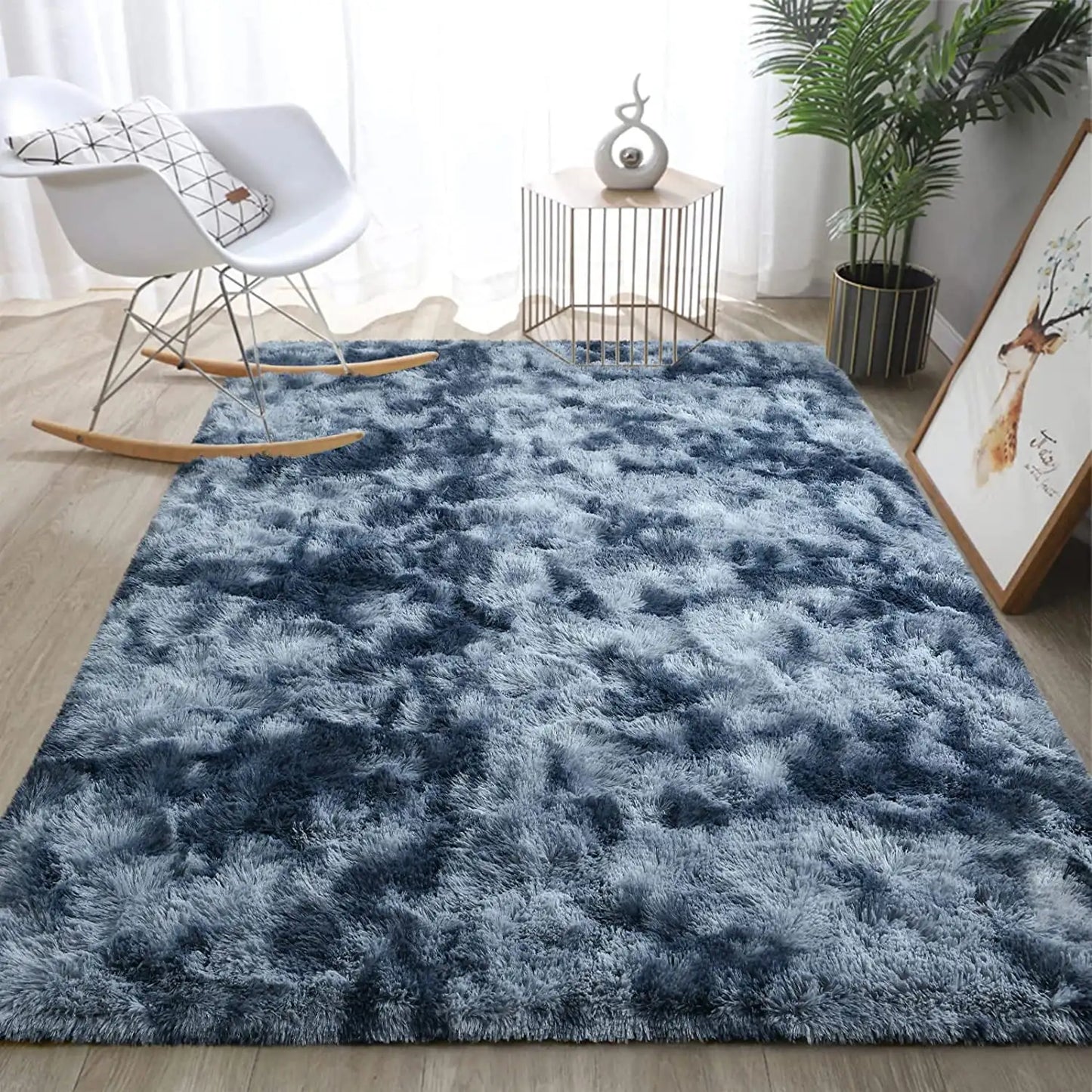 Large Size shaggy Rug Fluffy Carpet For Living Room Bedroom Kids Room