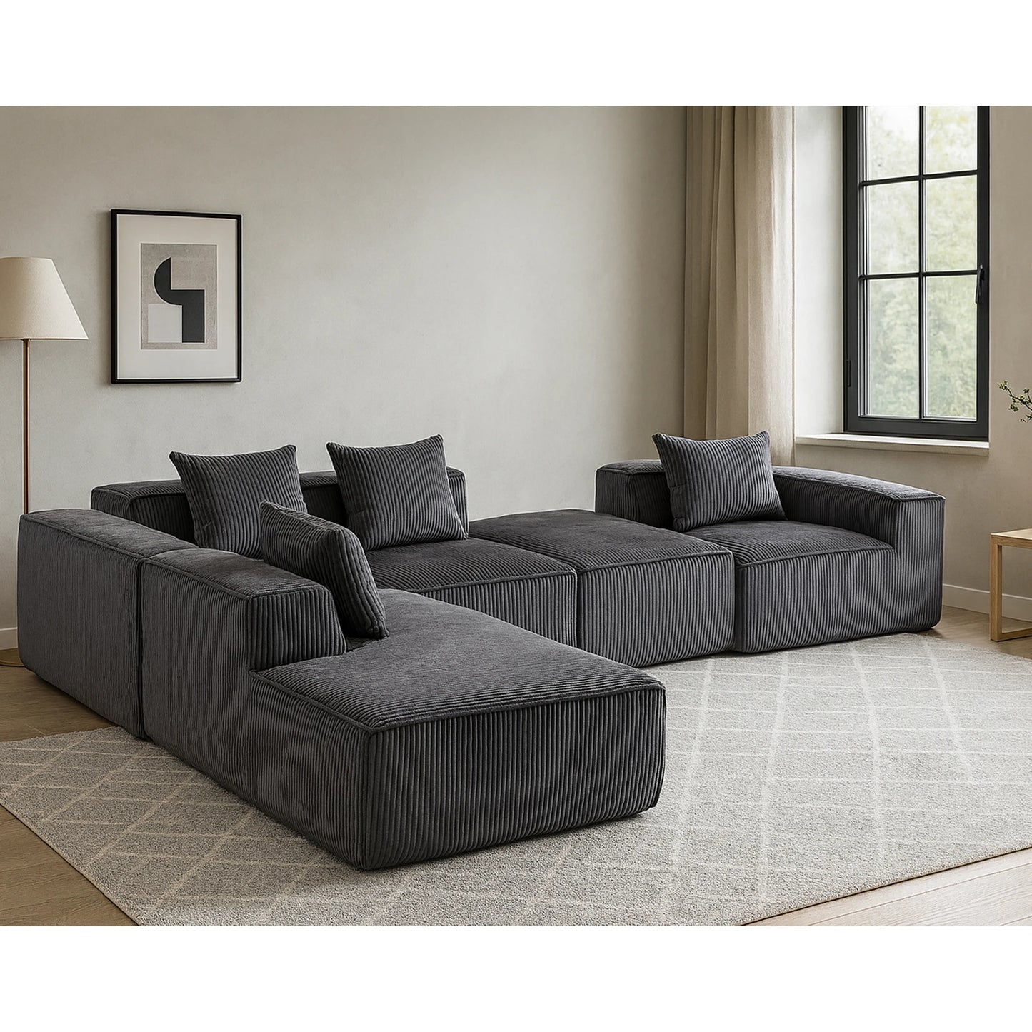 Modern Modular Upholstered Sleep Sofa