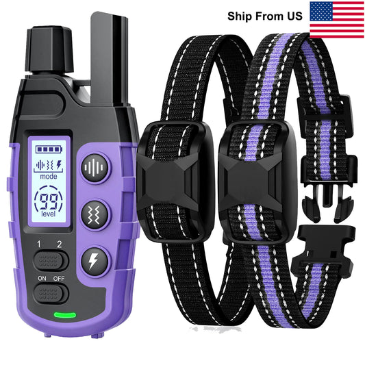3300Ft Electric Dog Training Collar Remote Control Waterproof Pet Behavior