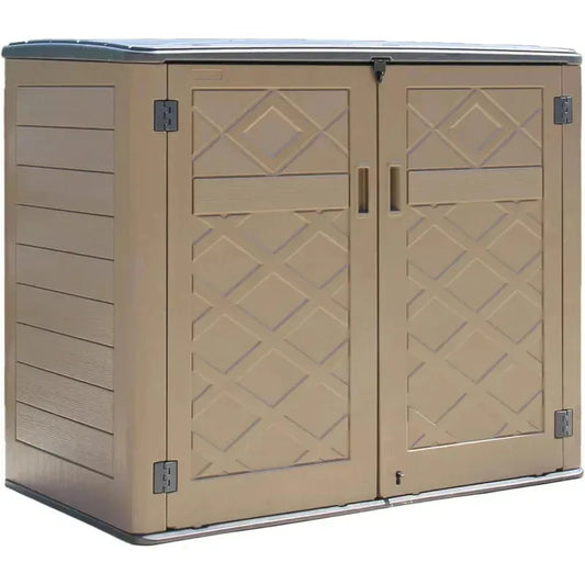 Weather Resistance.Multi-Purpose Outdoor Cabinet for Backyards and Patios