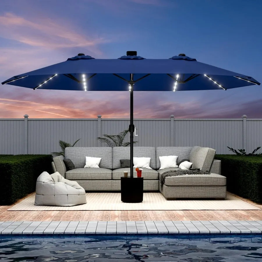 15ft Large Outdoor Patio Umbrella