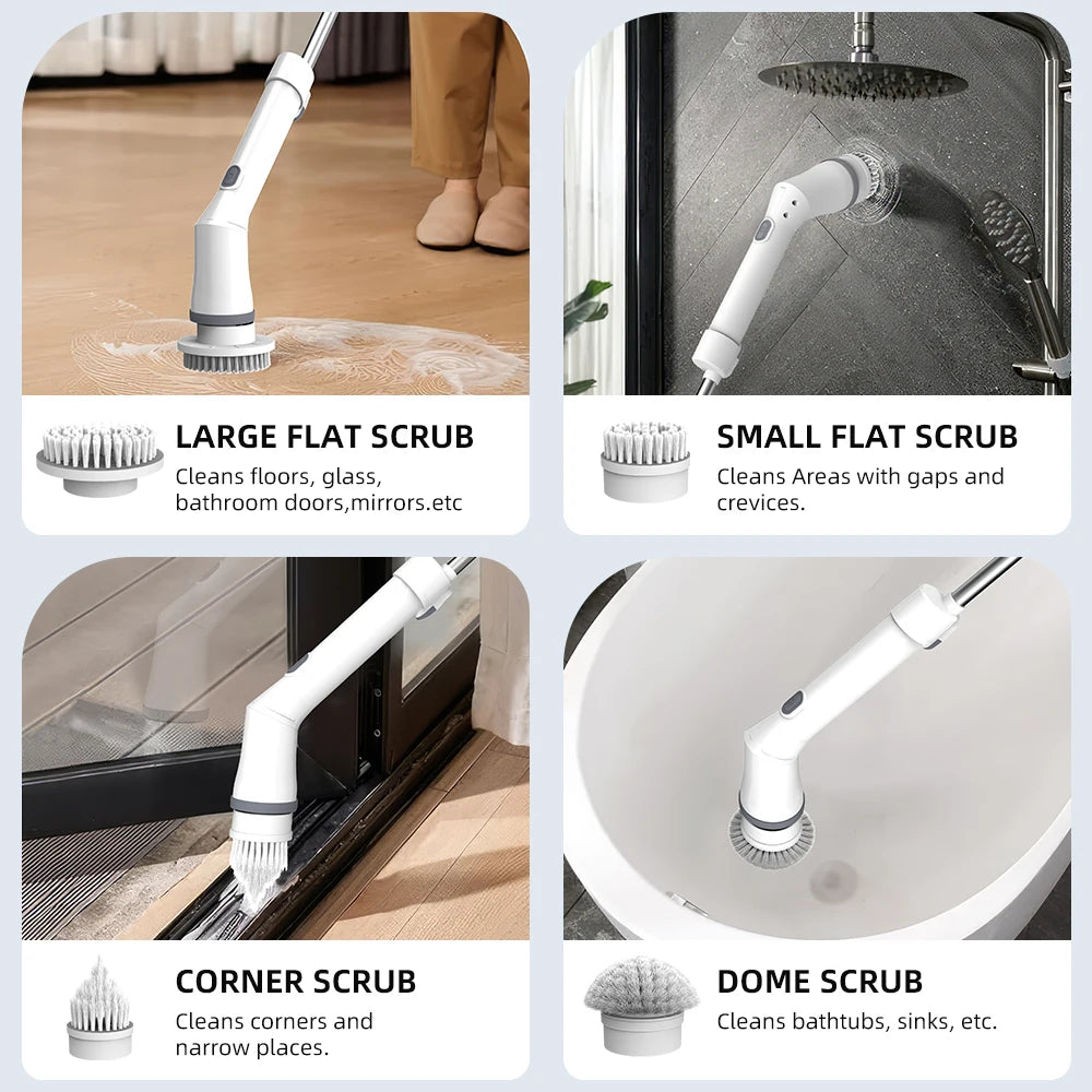 Viladepot Electric Cleaning Brush 9 in 1 fuctions