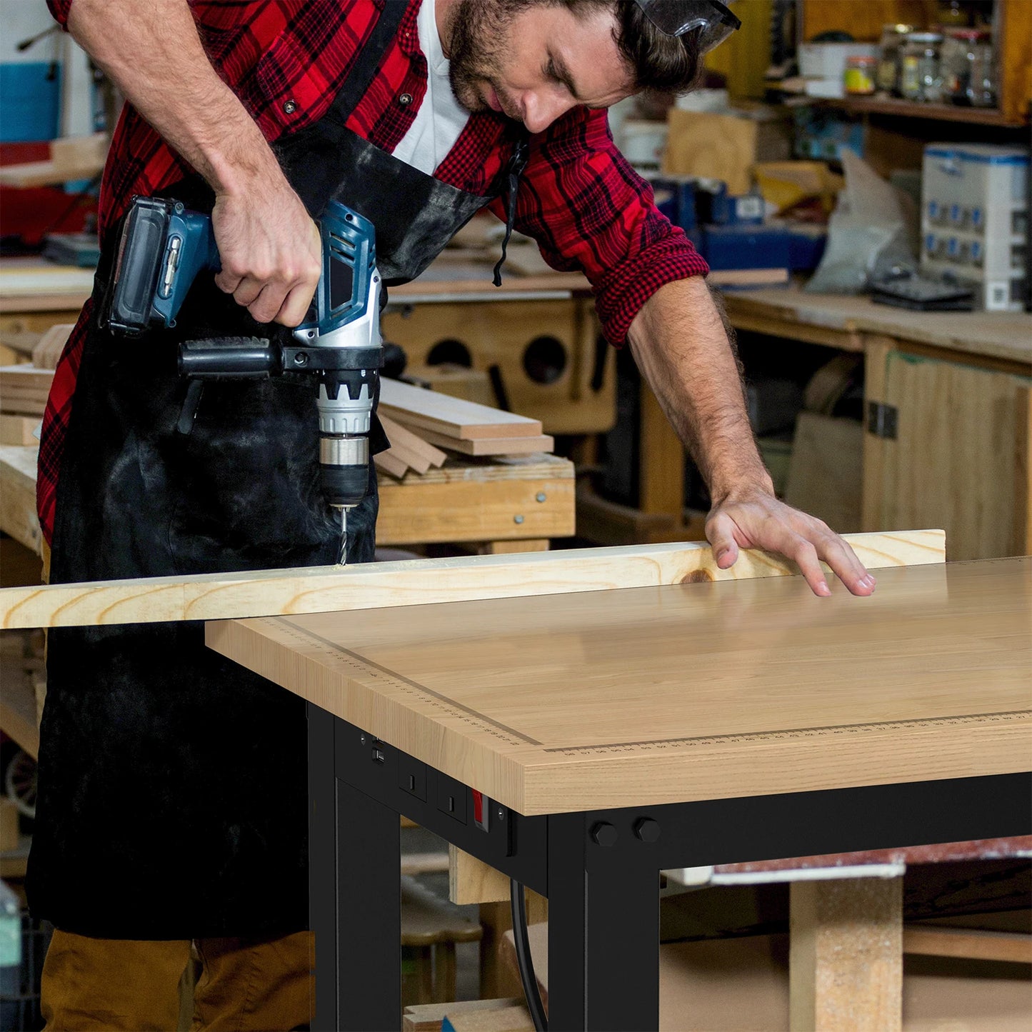 48" Heavy-Duty Adjustable Workbench