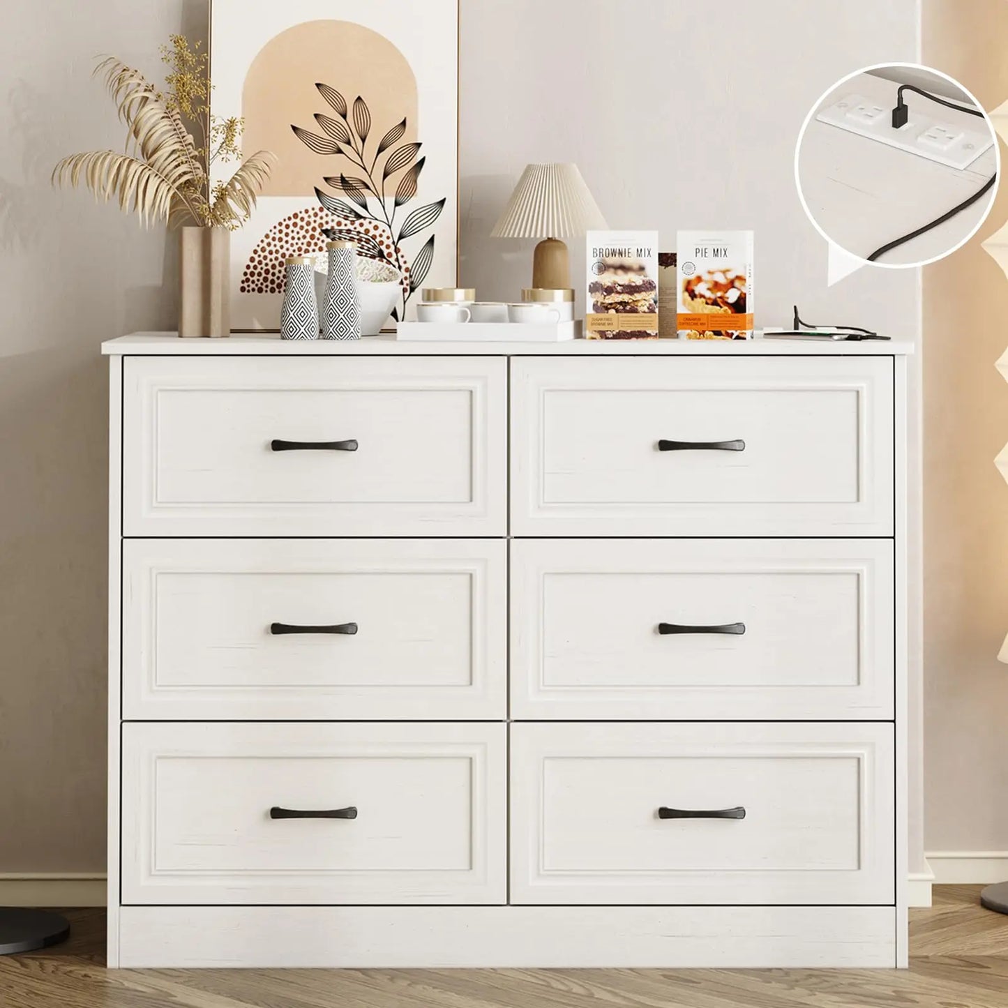 Wood Chest of Drawers