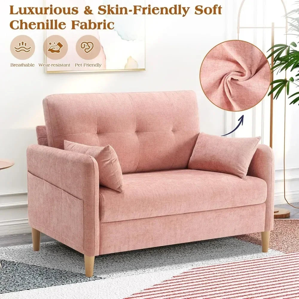47” Small Couch for Living Room